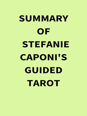 cover image of Summary of Stefanie Caponi's Guided Tarot